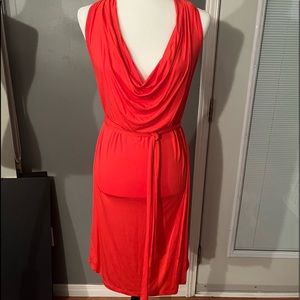 VENUS DARK ORANGE DRESS SIZE MEDIUM